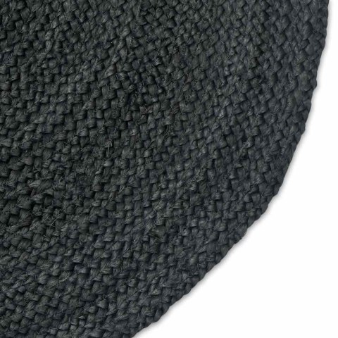 DYWAN 100% NATURALNA JUTA NATURALNY 300X300CM CZARNY