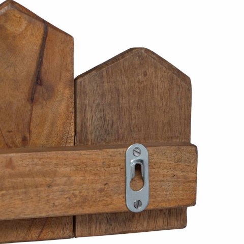 WIESZAK BRĄZOWY 48X8X15CM LITE DREWNO MAHONIOWE