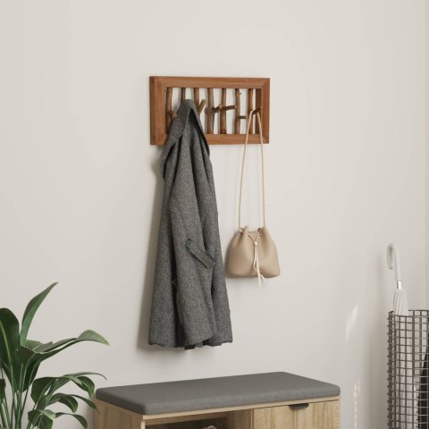 WIESZAK BRĄZOWY 50X11X25CM LITE DREWNO MAHONIOWE