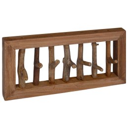 WIESZAK BRĄZOWY 50X11X25CM LITE DREWNO MAHONIOWE