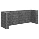 GABIONOWA GABION OSŁONA DO KOSZY NA ŚMIECI 320X100X120CM