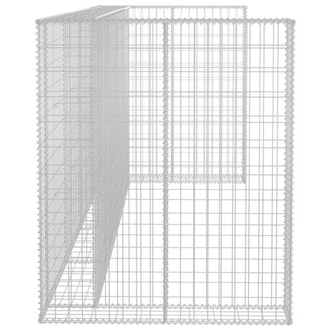 GABIONOWA GABION OSŁONA DO KOSZY NA ŚMIECI 320X100X120CM