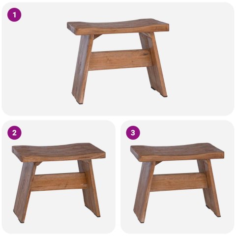 HALKA NATURALNY 40X25X31CM DREWNO MAHONIOWE