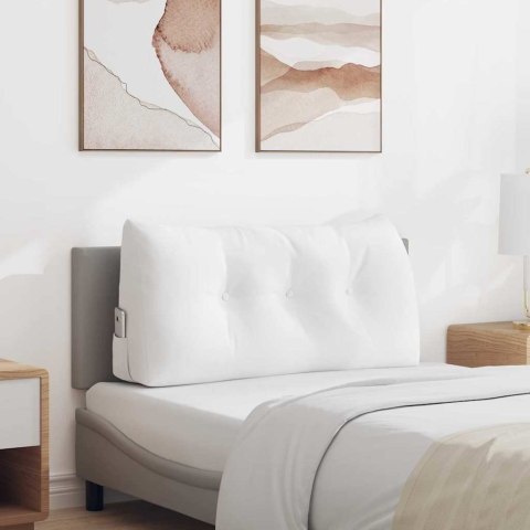 PODUSZKA NA PLECY BIAŁY 100X24X50CM TKANINA