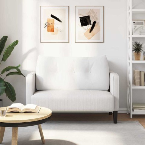 PODUSZKA NA PLECY BIAŁY 100X24X50CM TKANINA