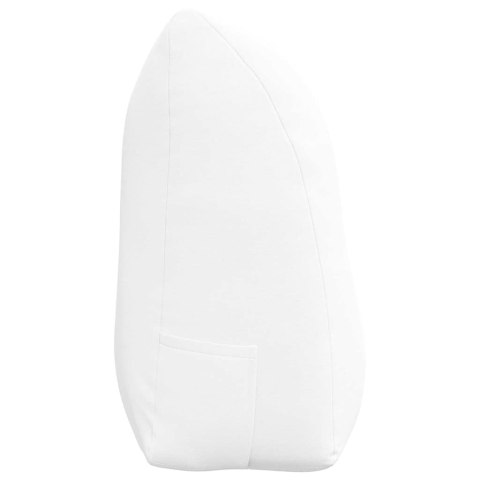 PODUSZKA NA PLECY BIAŁY 100X24X50CM TKANINA