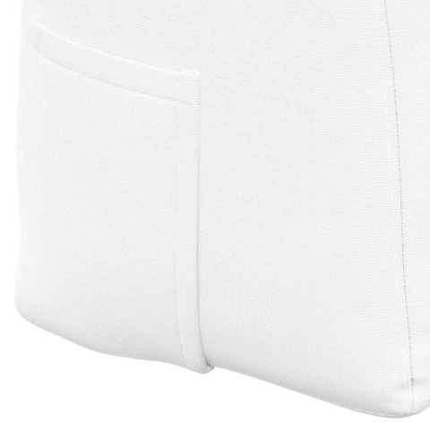 PODUSZKA NA PLECY BIAŁY 100X24X50CM TKANINA