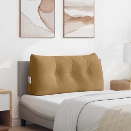 PODUSZKA NA PLECY BRĄZOWY 100X24X50CM AKSAMIT