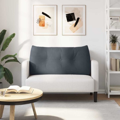 PODUSZKA NA PLECY CIEMNOSZARY 100X24X50CM AKSAMIT