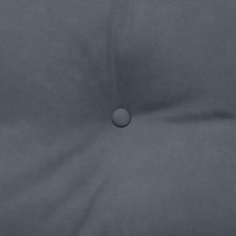 PODUSZKA NA PLECY CIEMNOSZARY 100X24X50CM AKSAMIT