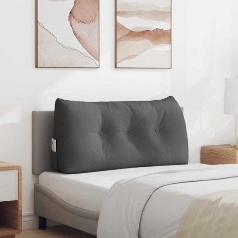 PODUSZKA NA PLECY CIEMNOSZARY 100X24X50CM TKANINA