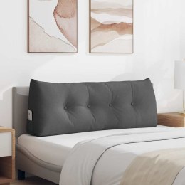 PODUSZKA NA PLECY CIEMNOSZARY 120X24X50CM TKANINA
