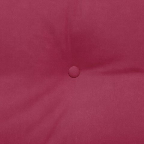 PODUSZKA NA PLECY CZERWONE WINO 100X24X50CM AKSAMIT