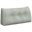 PODUSZKA NA PLECY JASNOSZARY 100X24X50CM AKSAMIT