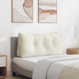 PODUSZKA NA PLECY KREMOWY 100X24X50CM AKSAMIT