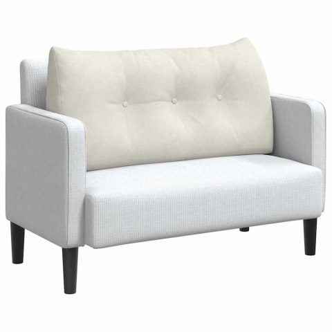 PODUSZKA NA PLECY KREMOWY 100X24X50CM AKSAMIT