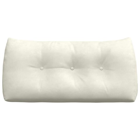 PODUSZKA NA PLECY KREMOWY 100X24X50CM AKSAMIT