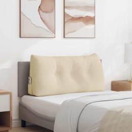 PODUSZKA NA PLECY KREMOWY 100X24X50CM TKANINA