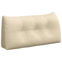 PODUSZKA NA PLECY KREMOWY 100X24X50CM TKANINA