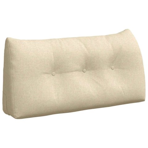 PODUSZKA NA PLECY KREMOWY 100X24X50CM TKANINA