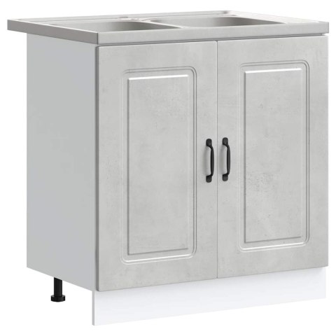 SZAFKA KUCHENNA KALMAR BETONOWY SZARY 80X46X81,5CM