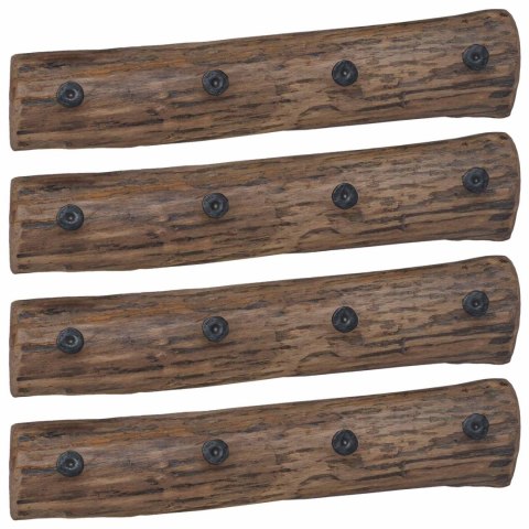 WIESZAK BRĄZOWY 50X8X12CM LITE DREWNO RECYKLINGOWE