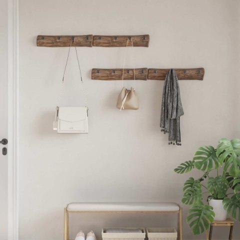 WIESZAK BRĄZOWY 50X8X12CM LITE DREWNO RECYKLINGOWE