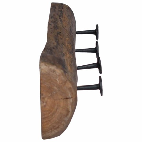 WIESZAK BRĄZOWY 50X8X12CM LITE DREWNO RECYKLINGOWE