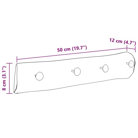 WIESZAK BRĄZOWY 50X8X12CM LITE DREWNO RECYKLINGOWE