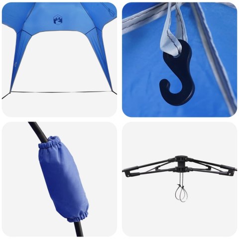 NAMIOT INSTANT 4-OSOBOWY 260X260X197 CM NIEBIESKI SAMOROZKŁADAJĄCY WODOODPORNY