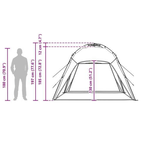 NAMIOT INSTANT 4-OSOBOWY 260X260X197 CM NIEBIESKI SAMOROZKŁADAJĄCY WODOODPORNY
