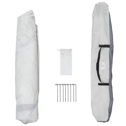 NAMIOT INSTANT Z PRZECHOWYWANIEM SZARY 260X260X185CM STAL