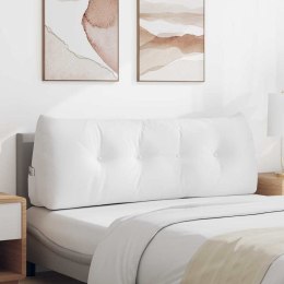 PODUSZKA NA PLECY BIAŁY 140X24X50CM TKANINA