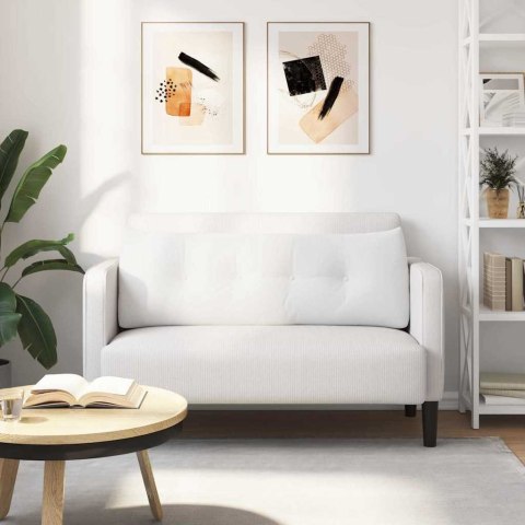 PODUSZKA NA PLECY BIAŁY 140X24X50CM TKANINA