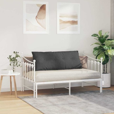 PODUSZKA NA PLECY CIEMNOSZARY 120X50CM TKANINA SZTRUKSOWA