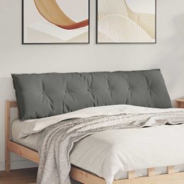 PODUSZKA NA PLECY CIEMNOSZARY 180X50CM TKANINA MIKROFIBROWA