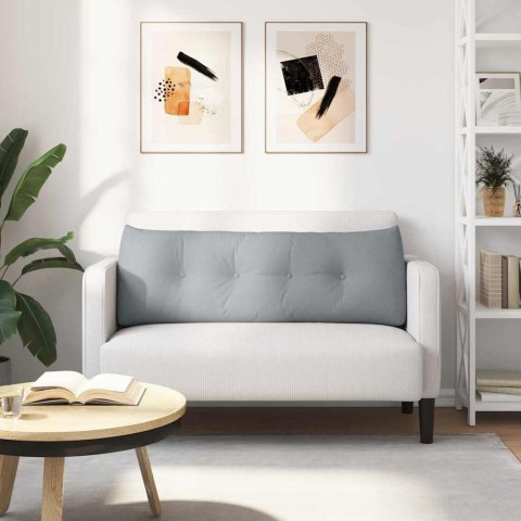 PODUSZKA NA PLECY JASNOSZARY 140X24X50CM TKANINA