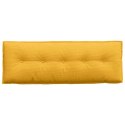 PODUSZKA NA PLECY JASNOŻÓŁTY 140X50CM TKANINA SZTRUKSOWA
