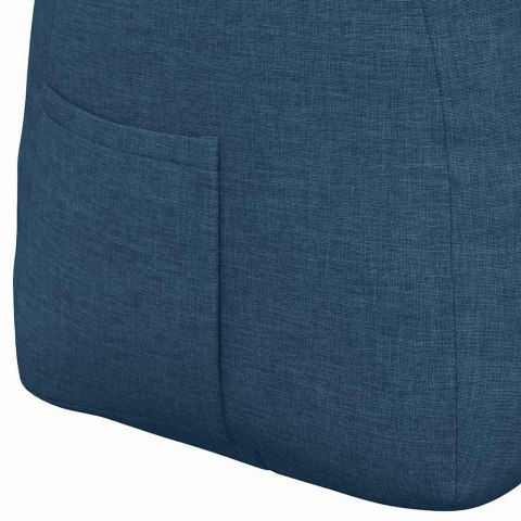 PODUSZKA NA PLECY NIEBIESKI 140X24X50CM TKANINA