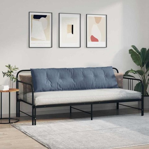 PODUSZKA NA PLECY NIEBIESKI 180X50CM TKANINA SZTRUKSOWA