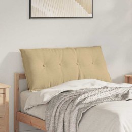 PODUSZKA NA PLECY SZARY ZIELONY 100X50CM TKANINA SZTRUKSOWA