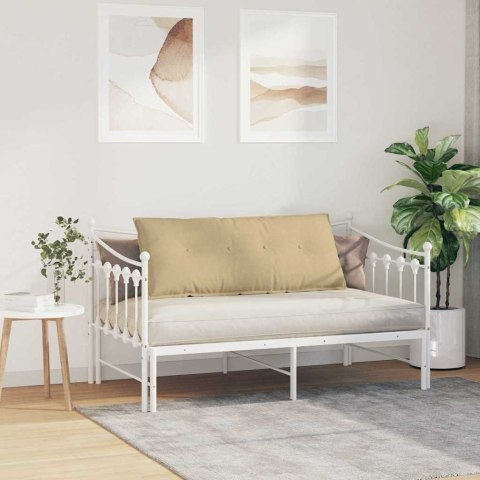 PODUSZKA NA PLECY SZARY ZIELONY 120X50CM TKANINA SZTRUKSOWA