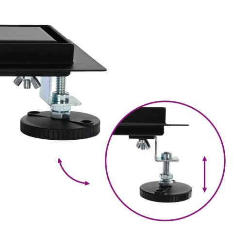 ODPŁYW PRYSZNICOWY 2 W 1 Z SYFONEM 360° CZARNY 60CM