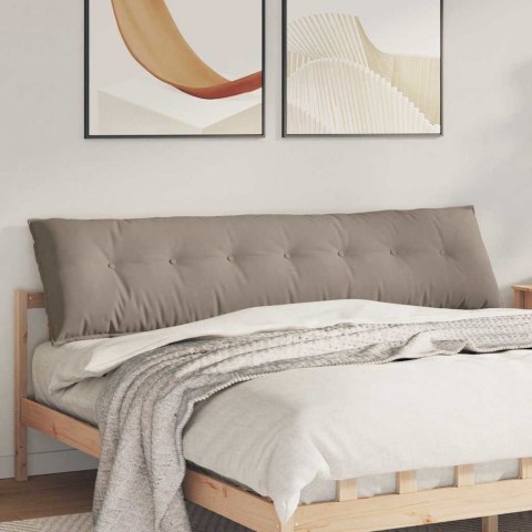 PODUSZKA NA PLECY CIEMNOSZARY 200X50CM TKANINA MIKROFIBROWA