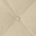 PODUSZKA NA PLECY KREMOWY 200X19X50CM TKANINA