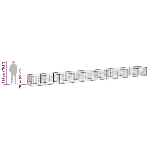 KOJEC DLA PSA CZARNY 10M² STALOWY