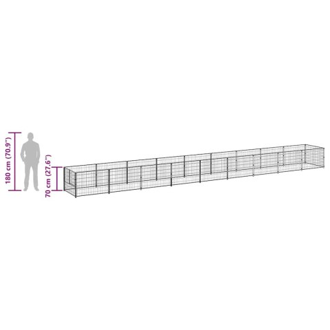 KOJEC DLA PSA SREBRNY 9M² STALOWY