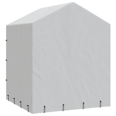 KOJEC DLA PSA Z DACHEM SREBRNY 2X2X2,5M STAL GALWANIZOWANA