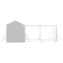 KOJEC DLA PSA Z DACHEM SREBRNY 6X6X2,5M STAL GALWANIZOWANA