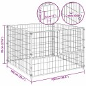 KOJEC DLA PSÓW DUŻA ZAGRODA METALOWY WYBIEG DLA SZCZENIĄT KLATKA 100X100X70CM